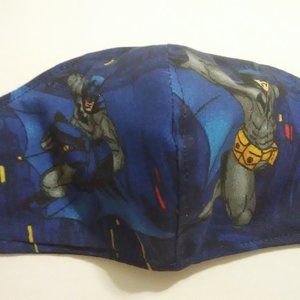 Facemask Batman Dark Blue Print Very Nice